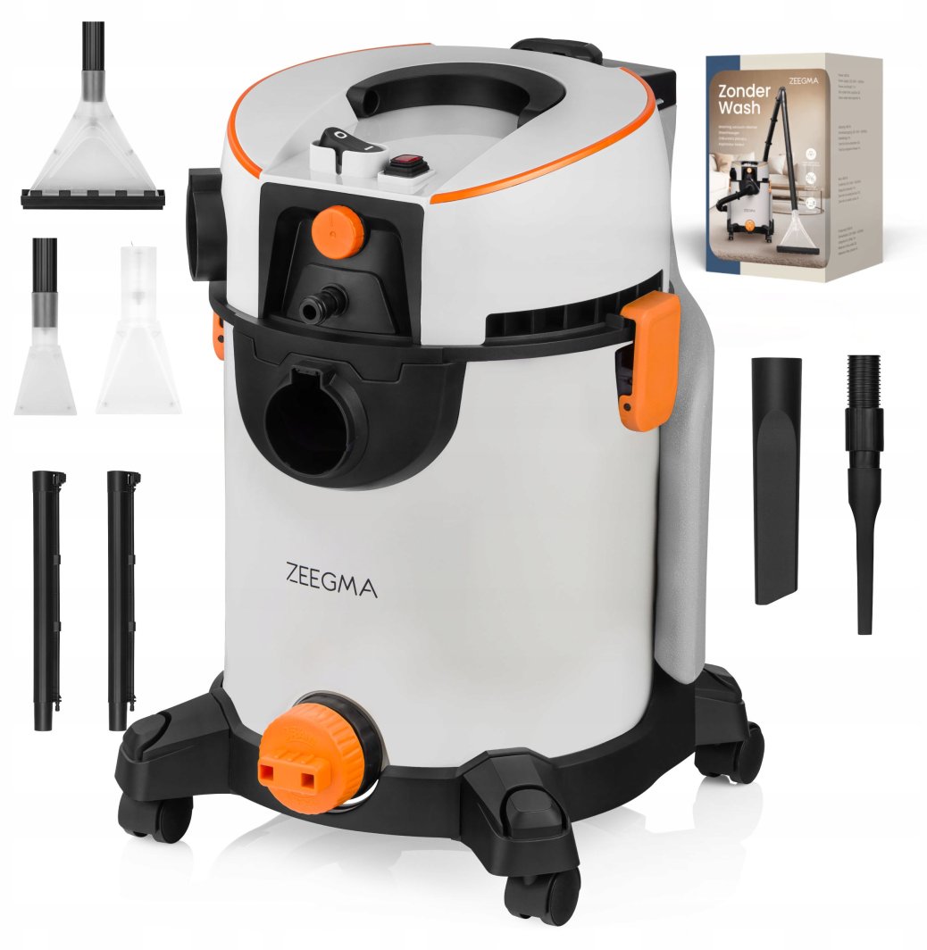 Fshesë larëse CleanMaxx, 1400W, depozitë 20L, gri e zezë 4