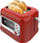 Toaster Cecotec RetroVision, 700W, dritare inspektimi, i kuq
