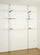 Sistem garderobe Herkules Flex, i rregullueshëm 116-190 cm, montim me tension, i bardhë