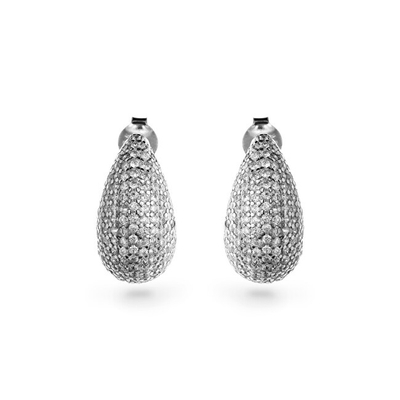 Vathë për femra AGAIN Jewelry Tear Drop AJNS0059, të argjendtë