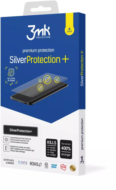 Folie mbrojtëse 3mk SilverProtection+, antibakteriale, për Nubia Z80 Ultra, transparente