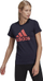 Bluzë sportive Adidas BL T HH8838, pambuk, për goca, e bardhë