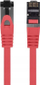 Kabllo rrjeti Lanberg Patchcord CAT 8.1 S FTP, 2m, LSZH, e kuqe