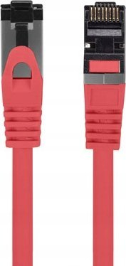 Kabllo rrjeti Lanberg Patchcord CAT 8.1 S FTP, 2m, LSZH, e kuqe