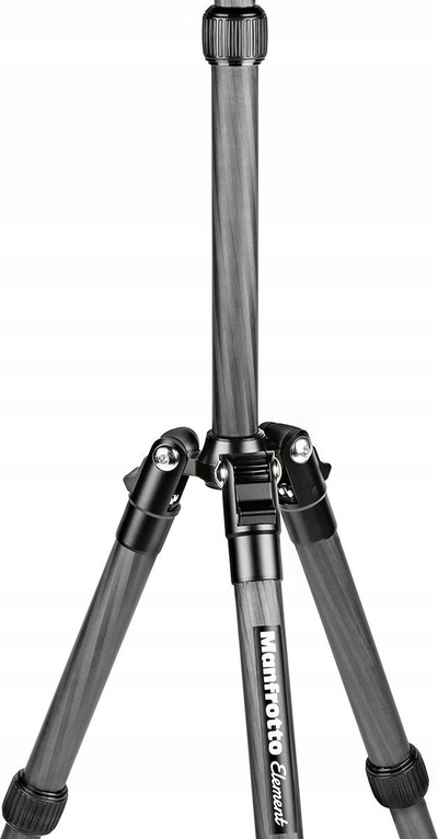 Trekëmbësh foto Manfrotto Element Traveller Carbon Small, lartësia 143 cm, mban deri 4 kg, i zi