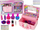 Set bukurie lodër Leantoys Magical Unicorn, me valixhe, për kalamaj 3+, rozë