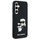 Kapak telefoni Karl Lagerfeld KLHCS24FE3DRKCNK, hardcase 3D, për Samsung Galaxy S24 FE, i zi
