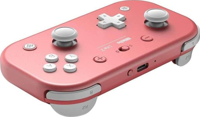Gamepad 8BitDo Lite 2, Bluetooth, USB C, rozë