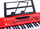 Keyboard muzikor SD-6118, 61 taste, mikrofon, i kuq
