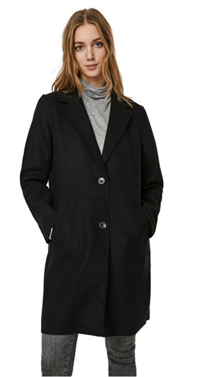 Pallto VERO MODA VMPAULA Regular Fit mVM1681, e zezë, M