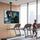 Mbajtëse tavani për TV LED/LCD Techly, 23-42", 50kg, e zezë