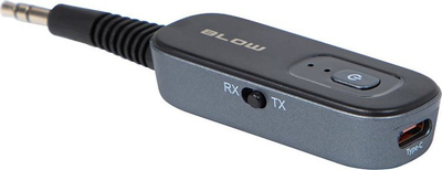 Adaptor Bluetooth Blow 74-196, transmetues edhe marrës, me jack 3.5mm, i zi