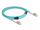 Kabllo optike Delock LC LC OM3, 3m, duplex multi mode, aqua