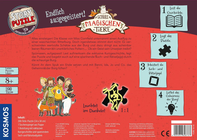 Puzzle historie Kosmos Die Schule der magischen Tiere Endlich ausgegeistert, 200 pjesë, 8+, shumëngjyrëshe