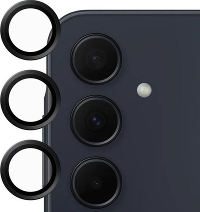 Mbrojtës kamere SAFE by PanzerGlass Samsung Galaxy A35, xham i fortë, unaza më vete, i zi