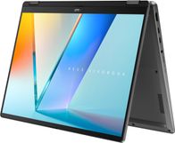 Laptop ASUS Vivobook 14 Flip OLED TP3407SA, 14" Touch, Ultra 5, 16GB 512GB, gri