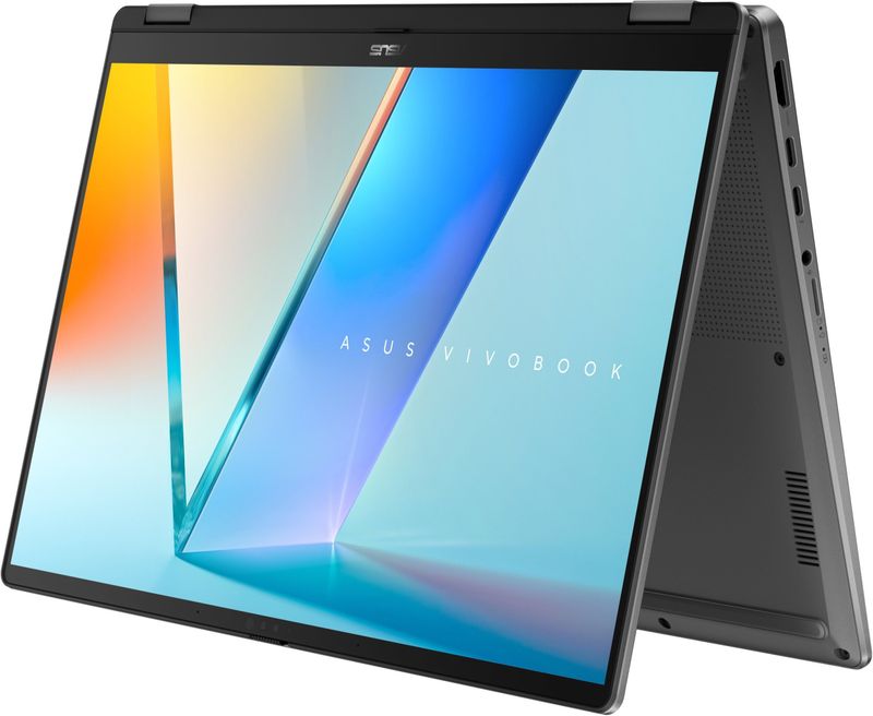 Laptop ASUS Vivobook 14 Flip OLED TP3407SA, 14" Touch, Ultra 5, 16GB 512GB, gri