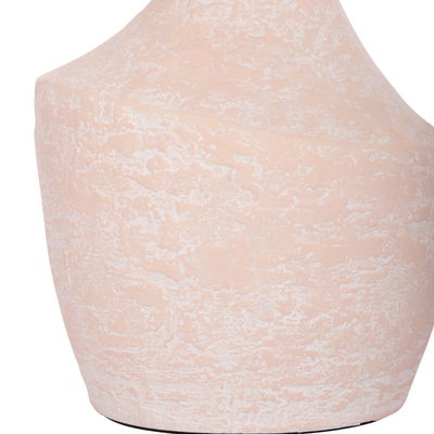 Tavolinë ndihmëse Rebon HM18156.04L, fiber cement, Ø40x56.5cm, ngjyrë salmon