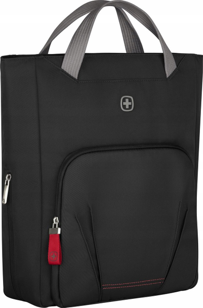 Çantë laptopi Wenger SwissGear Motion Vertical Tote, 15.6", zgjerohet, për goca, e zezë