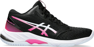 Atlete volejbolli Asics Netburner Ballistic FF MT 3 W, indoor, për goca, të zeza me rozë