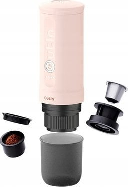 Пренослив апарат за еспресо OutIn Nano 3 Cup, електричен, со полначка батерија, Rose Quartz
