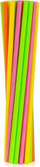 Tuba letre Godan Paper Straws Fluor Mix, 197mm, 250 copë, shumëngjyrëshe