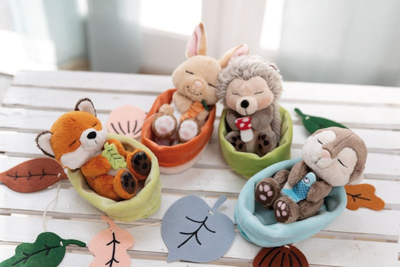 Nici Loder E Bute 12Cm Hedgehog Me Kerpurdhe Ne Gjum 61583
