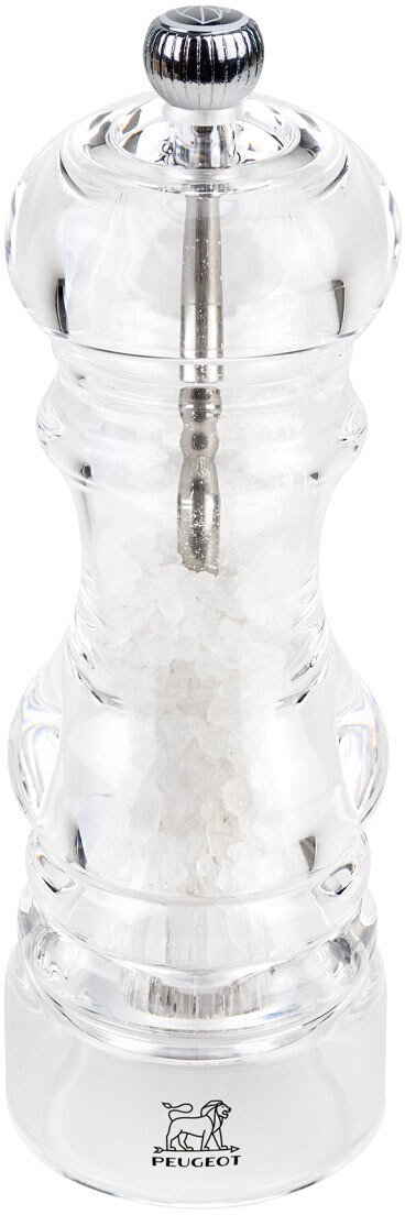 Mulliri i kripës Peugeot NANCY, akril transparent, 18 cm