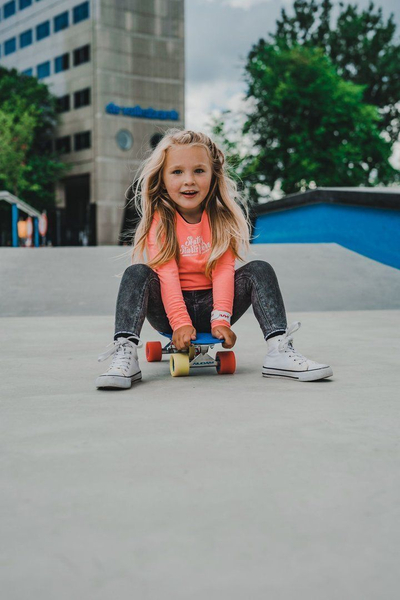 Pennyboard Nijdam Sailor Stroll, plastik, me rrota shumëngjyrëshe, blu