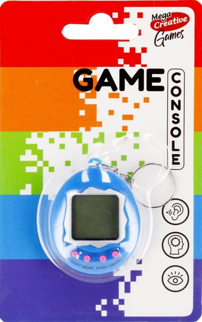 Varëse çelësash Mega Creative Electronic Game Egg, lodër elektronike Tamagotchi, plastike, shumëngjyrëshe