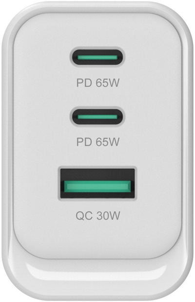 Универзален полнач Conceptronic ALTHEA21W65, 21W, Quick Charge, бел
