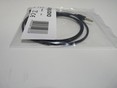 Kabllo audio GEQUDIO WA9406, 3.5mm jack, e zezë