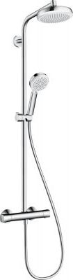 Kolonë dushi Hansgrohe 27264400, kokë dushi 18 cm, shiringë dore 160 cm, krom