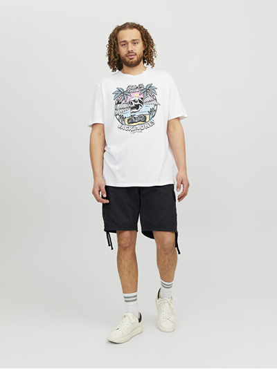 Shorce për meshkuj Jack&Jones PLUS JA222F16X-Q11, të zeza