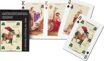 Карти за игра Piatnik Astronomical Cards, 1 шпил, 55 карти, повеќебојни