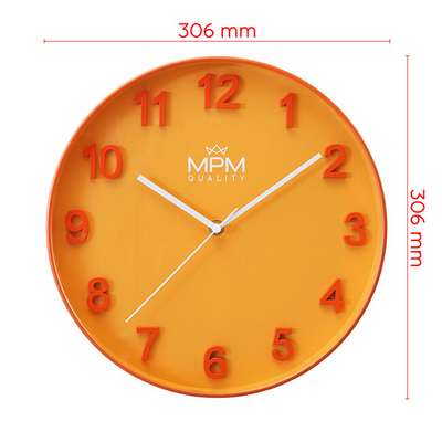 Orë muri MPM Quality Sunrise E01.4456.60, portokalli