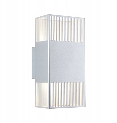 Aplike muri Paulmann Tharin LED, 2x3.7W, 3000K, argjend