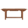 Tavolinë ngrënieje oborri Crander HM6376, zgjatshme 180-240x100x76cm, dru teak, ngjyrë natyrale