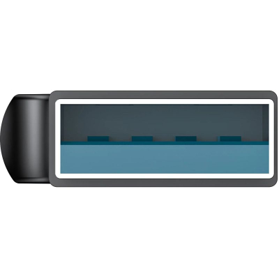 Adapter USB Unitek USB A në USB C, 10 Gbps, i zi