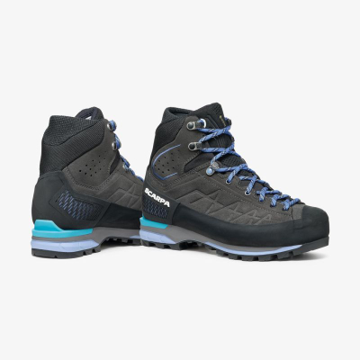 Планинарски чизми Scarpa Zodiac Tech GTX Women, Gore Tex, бр. 39, сиви антрацит лаванда