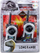 Walkie talkie lodër Leantoys Dinosaur Tracker, set 2 copë, rreze 30–80 m, e zezë me argjend