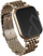 Byzylyk metalik për Apple Watch Chic Royal, çelik inox, 42mm 49mm, ngjyrë ari