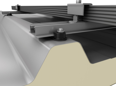 Shinë montimi solare K2 BasicRail 22, 4.8m, alumin