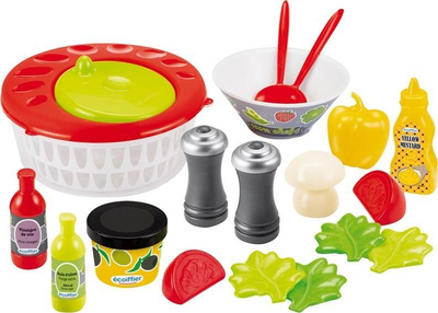 Сет кујна играчка Ecoiffier Salad Making Set, 21 дел, повеќебоен