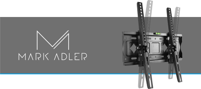 Mbajtëse muri për TV Mark Adler View 1.5, 26"-65", VESA 400x400, e zezë