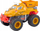 Lodër makinë off-road LEAN Toys, me fërkim, dinosauro, portokalli