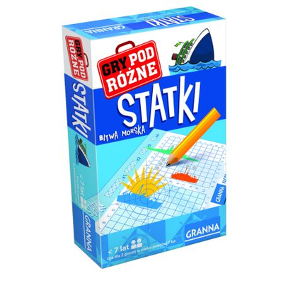 Lojë tavoline Granna Battleships Sea Battle, për 2 lojtarë, mbi 7 vjeç, me shumë ngjyra