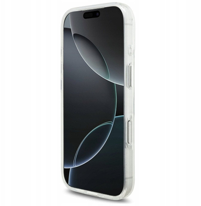 Kapak telefoni Karl Lagerfeld IML Karl RSG Logo MagSafe, për iPhone 17 Pro, transparent