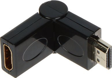 Adaptor HDMI Triton Adjustable HDMI K, këndor 90°, i zi