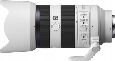 Lensë Sony FE 70-200mm F4 G OSS II, tele-zoom, për Sony E-mount, e bardhë